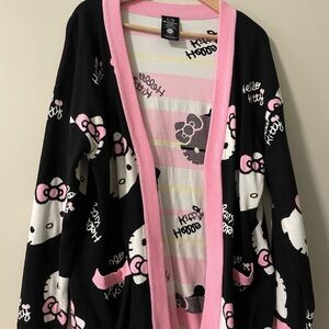 Hello Kitty Black and Pink Cardigan - NWOT